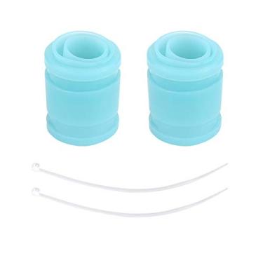 Imagem de RC Tubo de exaustão Silicone Silicone Alta temperatura resistente a mole durável Conectando tubos de escape para 1/10 a gás carrinho de carro Buggy Light Light Light Purple 27mm (Azul claro)