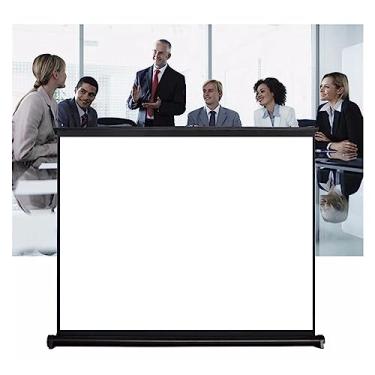 Imagem de Tela de projeção para ambientes externos 20/30/40/50 polegadas, tela de projeção de home theater, portátil, interna, tela de transporte leve para festa de casamento, apresentação de escritório