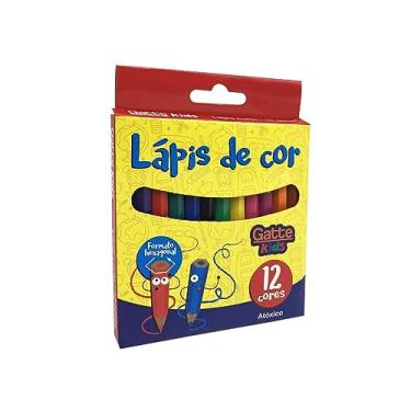 Imagem de Lápis De Cor, Make +, Sextavado, Curto, 12 Cores