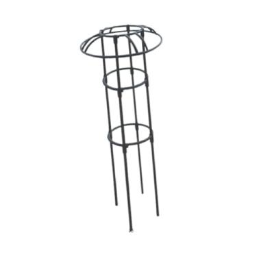 Imagem de Ｂｅｓｇａ Estrutura de treliça vertical para guarda-chuva de jardim, estrutura de treliça resistente à ferrugem, suporte para plantas em vasos para feijões, 70cm 1 Guarda-chuva