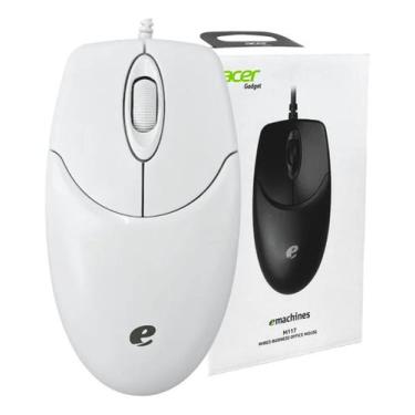Imagem de Mouse Óptico Office Acer USB 3 Botões Branco M117