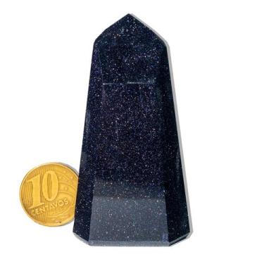 Imagem de Ponta Pedra Estrela Azul Lapidada 6 a 7cm Média 55g Tipo B - Cristaisd
