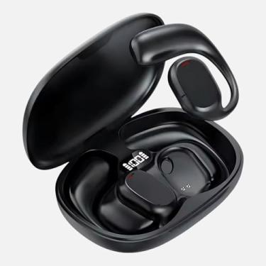 Imagem de Fone de Ouvido Bluetooth Sem Fio com Gancho Esportivo, Microfone, Display e Case Recarregável – FN-BT8