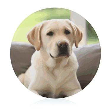 Imagem de Tábua de cortar para cozinha, antiderrapante, resistente ao calor, fácil de limpar, linda tábua de cortar cachorro labrador - Presente de cozinha ideal para cozinheiros domésticos