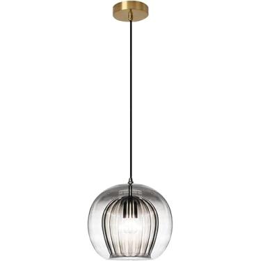 Imagem de Luzes Pendentes De Vidro Iluminação De Ilha De Cozinha Luminárias Pendentes De Globo, Iluminação Pendente Moderna Para Quarto Sala De Jantar Luminária, C, 20cm