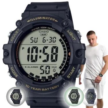 Imagem de Relógio de Pulso Masculino Casio Grande Digital Esportivo Prova Dágua 