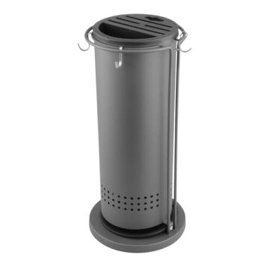 Imagem de AFXGUSD Suporte de Armazenamento de de Facas Rotativo, Suporte para Utensílios E Escorredor de Talheres com Design Ventilado Adequado para Pauzinhos E C, Cinza, Tamanho real