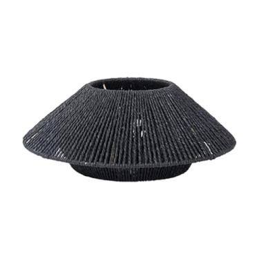 Imagem de Whtkoph Abajur de Corda de Papel, Ventilador de Teto, Capa de Lâmpada, Gaiola de Luz Rústica, Proteção de Lâmpada, Abajur Pendente, Tecido à Mão para Hotel