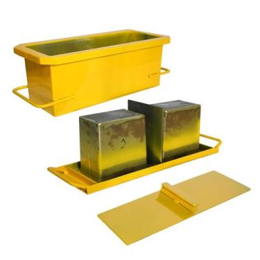 Imagem de Forma Manual N19 Meio Bloco Vazado Concreto Econobloco - Gastrobel