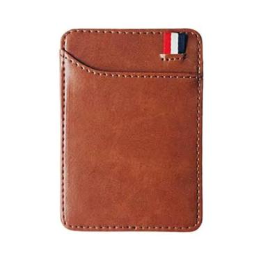 Imagem de Carteira Porta-Cédula Porta-Cartão Cateira Mágica em Couro PU Slin Unissex