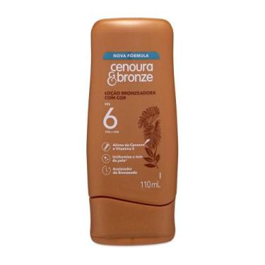 Imagem de Loção Bronzeadora Cenoura & Bronze Efeito Dourado Fps 6 110ml - Cenour