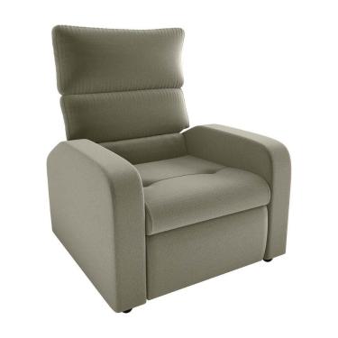 Imagem de Poltrona Do Papai Reclinável Confortável Kwid Matrix Veludo Capuccino