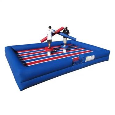 Imagem de younghome Pro-Grade Inflatable Battle Arena: 13x13ft Wrestling/Boxing Ring Heavy-Duty 0.55mm PVC, Blower & Repair Kit Included