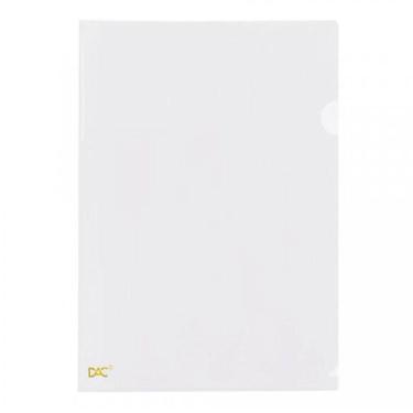 Imagem de Pasta em L A4 Cristal 042PP/CR pacote c/ 10 unidades Dac