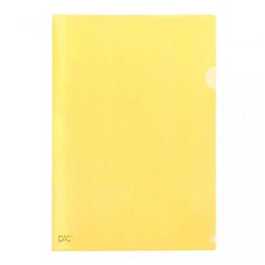 Imagem de Pasta em L ofício Amarelo 041PP-AM pacote c/ 10 unid Dac