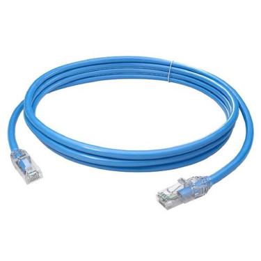 Imagem de Patch Cord U/Utp Cat.5E Cmx T568A/B 0.5 Metro Azul 35104005