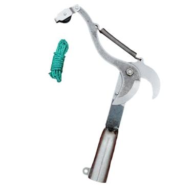 Imagem de Baoblaze Tesoura de poda telescópica resistente com corda para poda de árvores para quintal de fazenda, pomar e casa, S