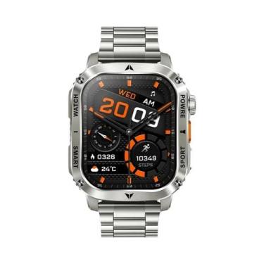 Imagem de Relógio Inteligente Militar Masculino LIGE 2025 Com Lanterna LED, Rast