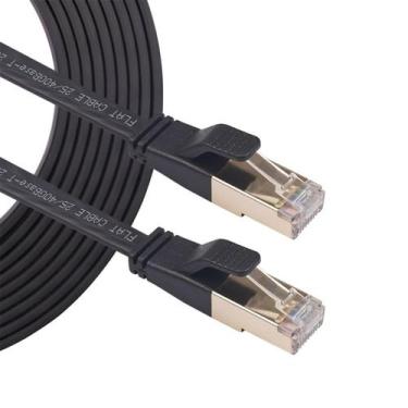 Imagem de Cabo Ethernet Cat8 RJ45 40 Gbps, 5 m, conectores banhados a ouro - Lig