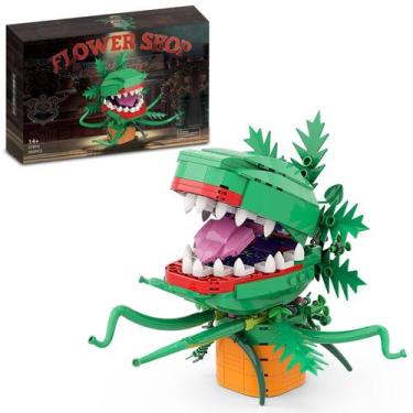 Imagem de Kit de blocos de construção genérico Audrey II Horror Piranha Flower 3