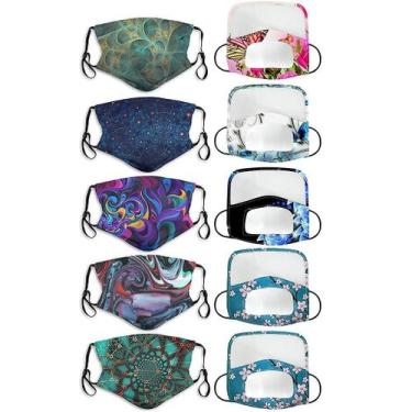 Imagem de Máscara protetora de proteção contra poeira 10pc com máscara de proteç