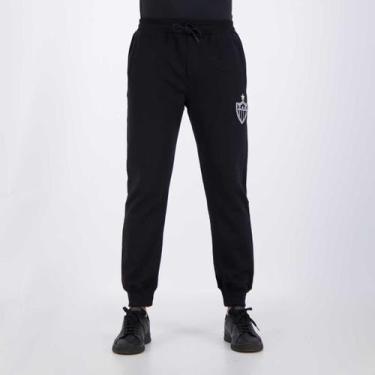 Imagem de Calça Atlético Mineiro Moletom Preta - Surf Center, M