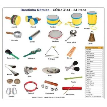 Imagem de BANDINHA RITMICA 24 INSTRUMENTOS