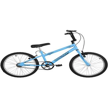 Imagem de Bicicleta de Passeio Ultra Bikes Esporte Rebaixada Aro 20 Reforçada Freio V-Brake Infantil Juvenil Azul Bebê