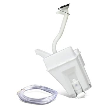 Imagem de DNA Motoring OEM-WT-NI1288127 Reservatório de fluido de lavadora de para-brisa estilo fábrica com tubo de tampa e bomba compatível com Nissan Versa 2007-2012