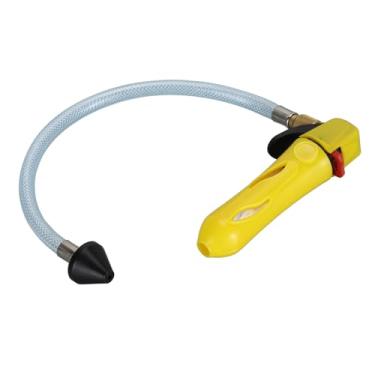 Imagem de AYNEFY Kit de Limpeza de Ar Condicionado, Material Abs, Pistola de Drenagem de Cartucho de Co2 Eficiente para Limpeza Rápida de Tubos Condensados ​​ac (Amarelo)