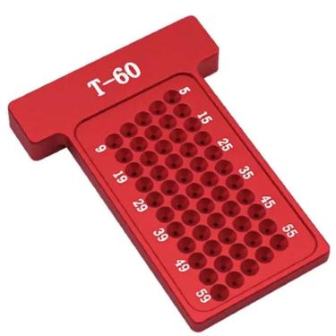 Imagem de Esquadro De Marcação Tipo T Gauge 60Mm Gabarito T-60 Dremax