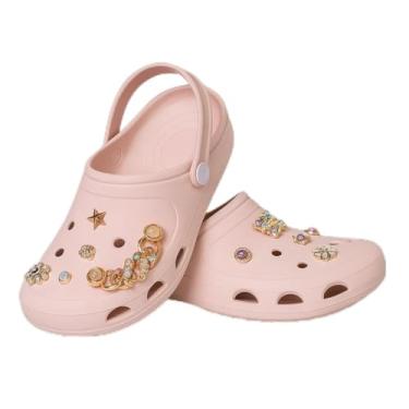 Imagem de Chinelo Babuche Infantil Sandália Menina com Enfeite (Nude, BR, Criança de 4 a 8 anos, Numérico, 29)