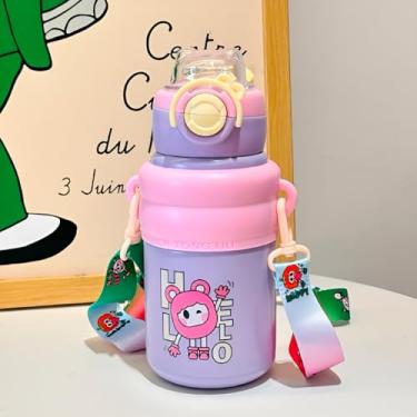 Imagem de Garrafa Infantil Térmica Divertida Inox Resistente Estampa:Hello