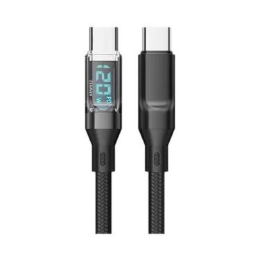 Imagem de Cabo USB C De Carregamento Super Rápido De 120W Com Display LCD De Pot