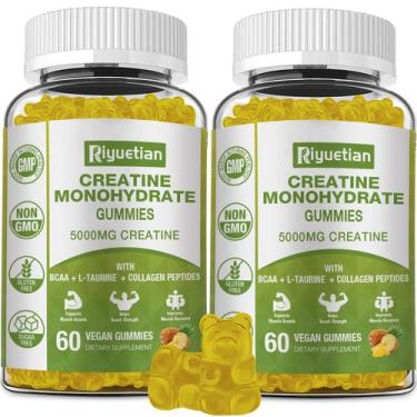 Imagem de Creatina monohidratada Riyuetian, pacote com 2, 120 comprimidos