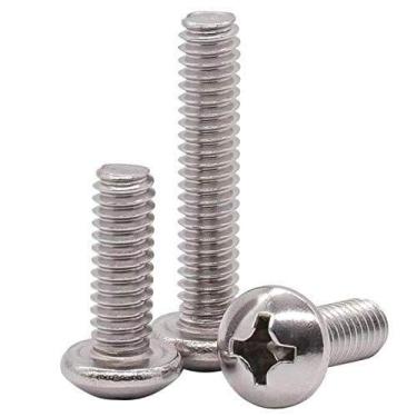 Imagem de Parafuso de máquina EASTLO 304 de aço inoxidável 18-8 50 unidades 1x25