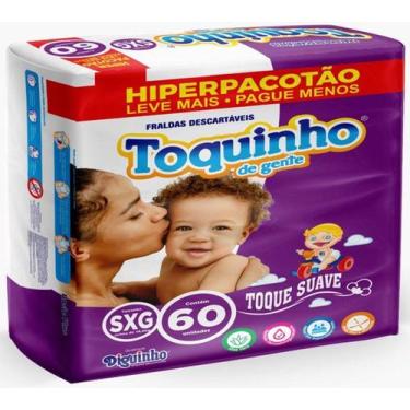 Imagem de Fralda Infantil Toquinho Hiper Pacotão - DIGUINHO