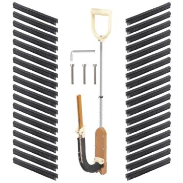 Imagem de Grampeador PEX com grampos de placa de espuma de 1980 peças, grampos de 3,5 cm para placa de espuma de 2,5 cm e 5.1 cm, pistola de grampo para placa de madeira e espuma (grampeador + grampeador 1980