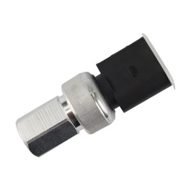 Imagem de Sensor de pressão do ar condicionado compatível com VW Touareg 2004-2010 e Passat 2002-2022. Sensor de pressão do fluido refrigerante do ar condicionado. OEM: 1K0959126E