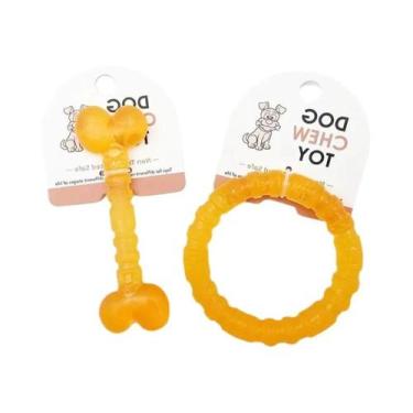 Imagem de Brinquedos Interativos De Borracha Para Cães Pequenos, Resistentes a M