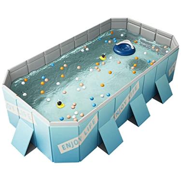 Imagem de LMJYU Piscina dobrável para crianças e adultos para animais de estimação, piscina para filhotes, bacia de banho para animais de estimação, banheira dobrável para animais de estimação, exterior
