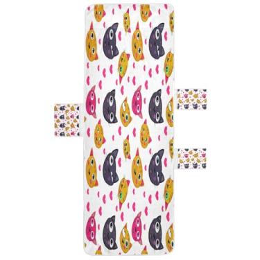 Imagem de STAYTOP Capa de toalha de cadeira de descanso 215,9 cm x 76,2 cm, capa de espreguiçadeira macia, capas de cadeira de praia com bolsos para jardim ao ar livre, pátio, pátio, banhos de sol, gramado