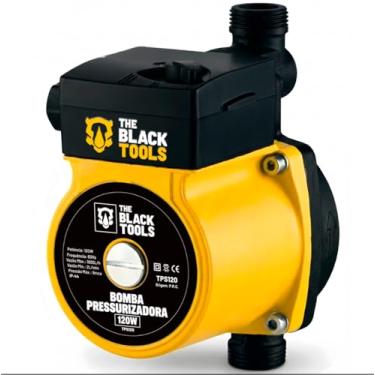 Imagem de Bomba Pressurizadora TPS300 The Black Tools – 300W 110V/220V Compacta Silenciosa para Aumentar Pressão de Água Limpa em Chuveiros e Torneiras 65L/min (110, Volts)