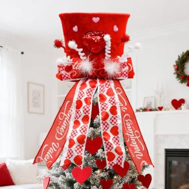 Imagem de Chapéu de topo de árvore de coração vermelho para Dia dos Namorados