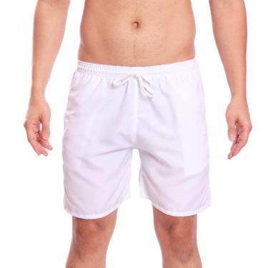 Imagem de Short Masculino Liso Básico Bermuda Tactel Água Praia Treino Academia Corrida-Masculino