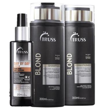Imagem de Kit Truss Blond Day Cabelos Loiros (3 Produtos)