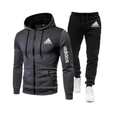 Imagem de Conjunto De Moletom Masculino Para Academia, Moda Esportiva, Roupas Pa
