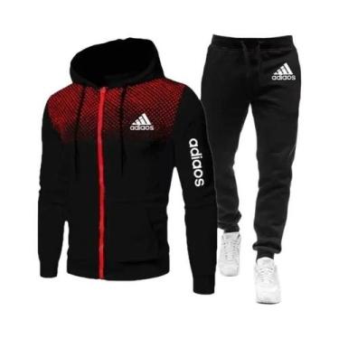 Imagem de Conjunto De Moletom Masculino Para Academia, Moda Esportiva, Roupas Pa