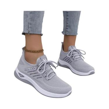 Imagem de Tênis Casuais Femininos Confortáveis Respirável Leve E Resistente Ao U