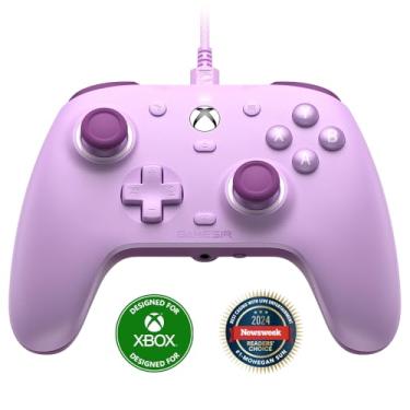 Imagem de GameSir G7 SE Controle com Fio para PC, Xbox One, Xbox Series X|S, Gamepad para Jogos Plug and Play com Joysticks Hall/Gatilho Hall, Conector de Audio de 3,5 mm （Purple）